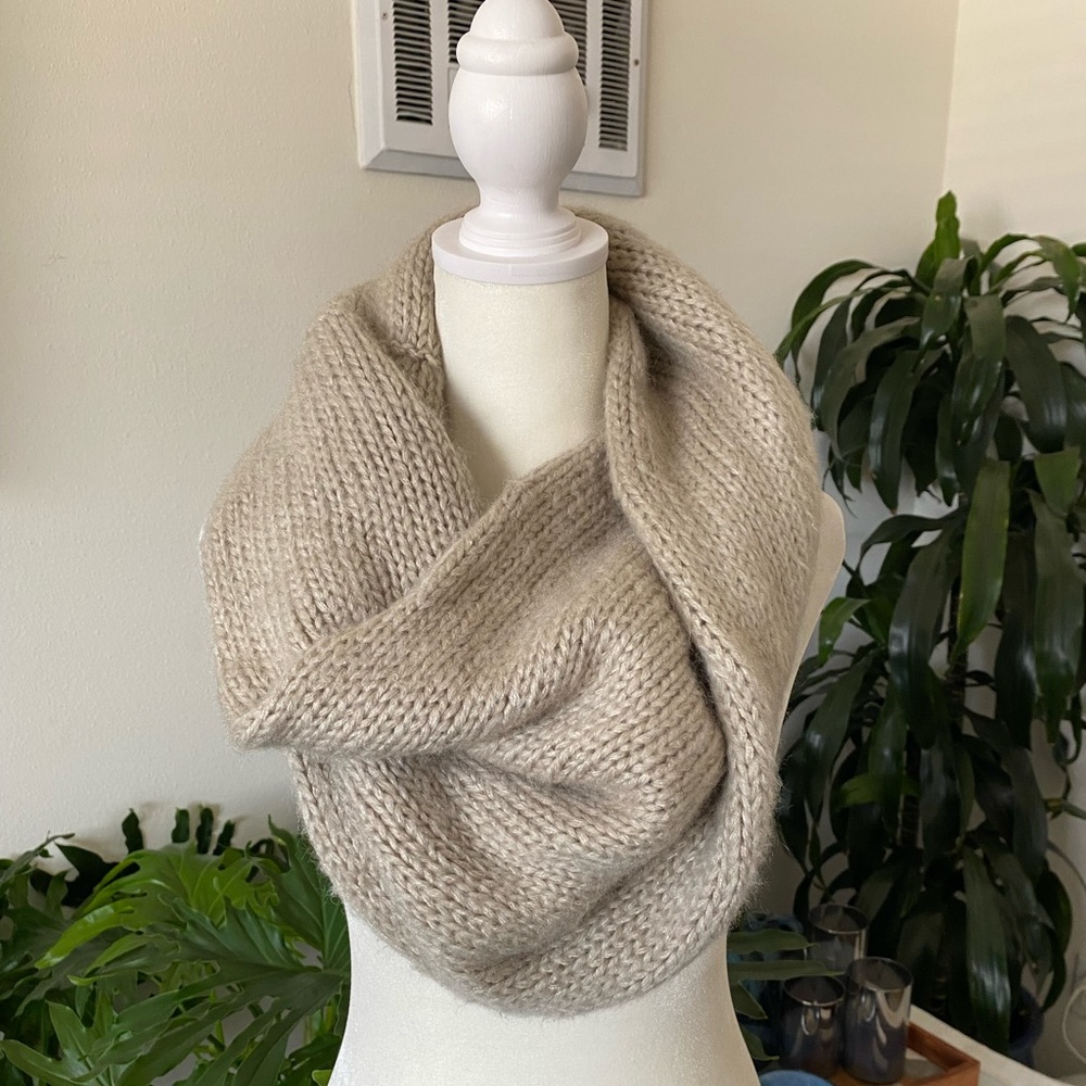Light Grey Infinity Scarf